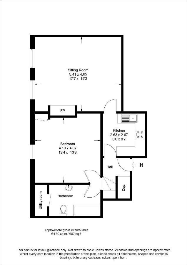 Spacious Split Level Flat In Great Location Портсмът Екстериор снимка